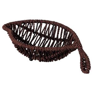 ペーパー ラッピングバスケット 葉っぱ型 80-49