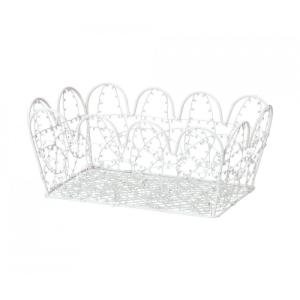 ワイヤーバスケット ホワイト 80-59