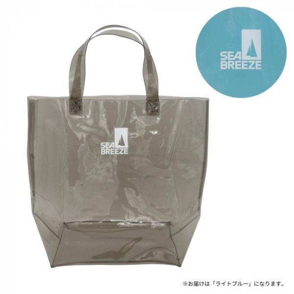 ビニールバッグ Lサイズ シーブリーズ ライトブルー レジャーバッグ プール用