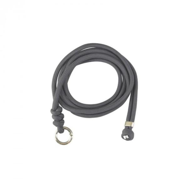 マルチストラップ グレー 80cm ネックストラップ 長さ調節可 スマホ 用