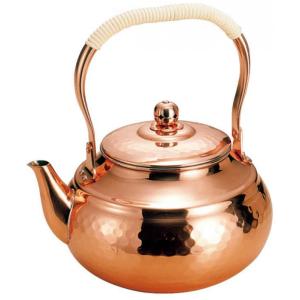 COPPER100 銅製やかん 2.0L 木製ハンドル : 雑貨のお店セレクト
