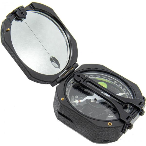 ミリタリーコンパス アルミダイキャスト 方位測定 傾斜測定 高性能 磁石