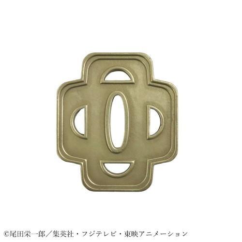 ゾロの刀の鍔 雪走 真鍮製 ワンピース キャラクターグッズ ペーパーウェイト