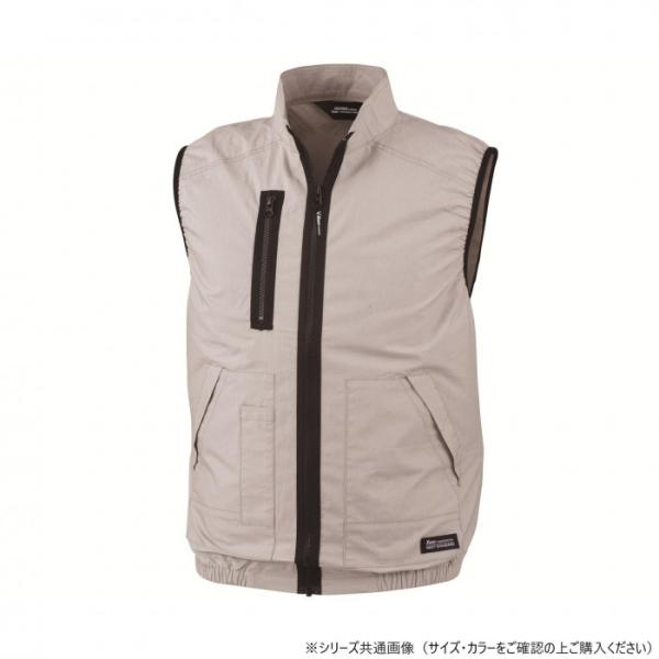 ベスト 空調服 Lサイズ 綿100% 涼しい 熱中症対策 ワークウェア 作業着