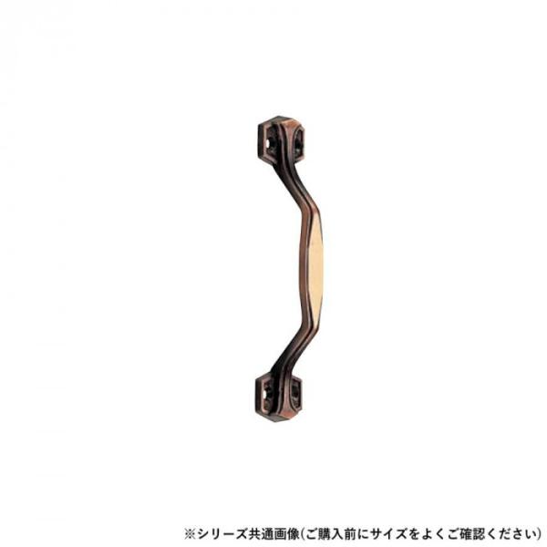 扉ハンドル シャープ取手 大サイズ GB色 亜鉛合金製 建具金物 家具 扉 取っ手