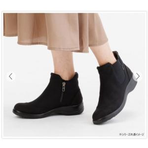介護シューズ サイドゴア 内側ファスナー付 3...の詳細画像1