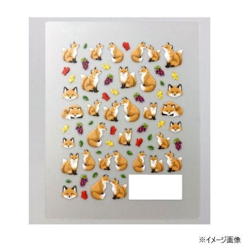 レジンシール キツネ 童話 秋モチーフ 封入 デコレーション ハンドメイド