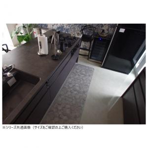 キッチンマット ハニカムストーン 60×270c...の商品画像