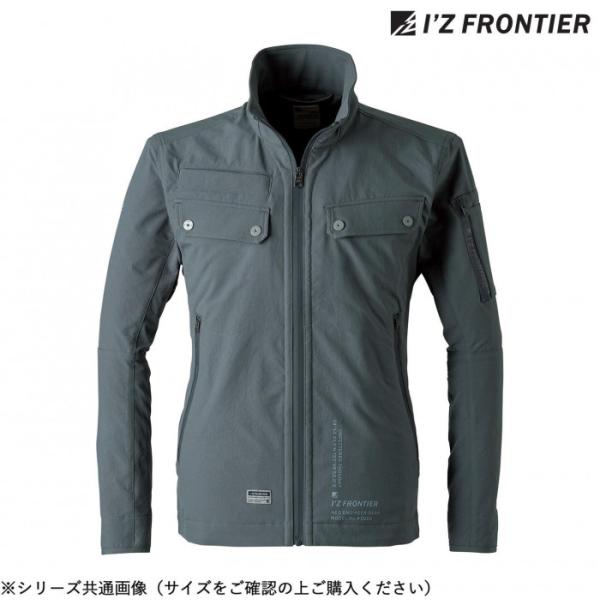 作業ジャケット ストレッチ ワークウェア LLサイズ スチールグレー 通年対応