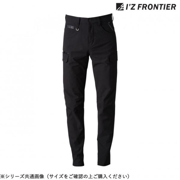 カーゴパンツ ストレッチ 3D 92cm ブラック 保温性 オールシーズン