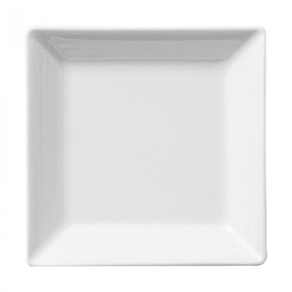 角皿 14cm ファインボーンチャイナ シャープなデザイン 食器 洋風