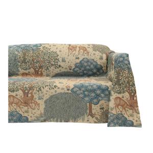 川島織物セルコン Morris Design Studio ザ・ブルック マルチカバー 200cm×260cm HV1749S BE ベージュ