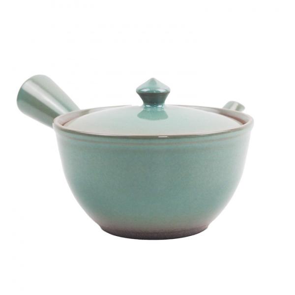 急須 萬古焼 2号 370cc 3人 4人用 伝統工芸 お茶 ティータイム 陶器