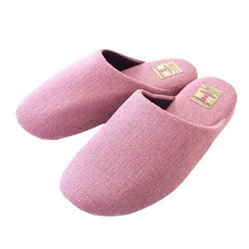 スリッパ ソフトタイプ パープル Mサイズ ヒール付き 超軽量 静音設計 24cm