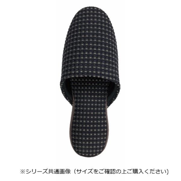 アセット スリッパ ドビー吊込み ブラック JS26000-BK