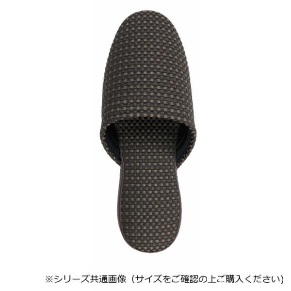 アセット スリッパ ドビー吊込みL ブラウン JS27001-BR