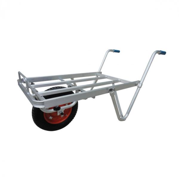 コンテナカー アルミ製 伸縮 荷台 最大80kg コンテナ 運搬 台車 収穫 農作業