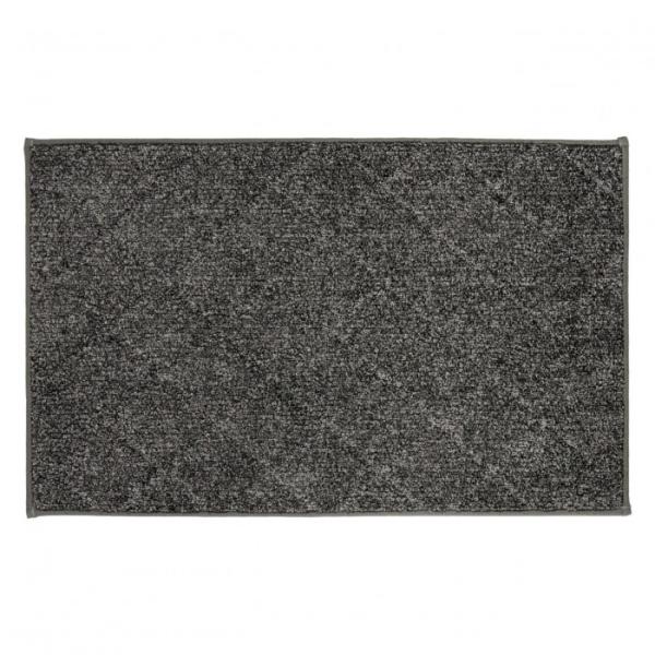 階段マット 50×80cm ブラック 踊り場用 クッション性 滑り止め付