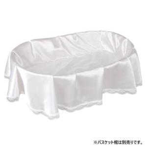 ペット供養 バスケットカバー 大 10枚セット 枕 顔掛 リボン付 ポリエステル