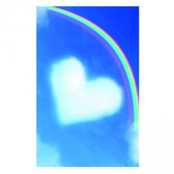 ペットエンディングシート 大 ハート雲 ブルー 30枚入 ペット供養