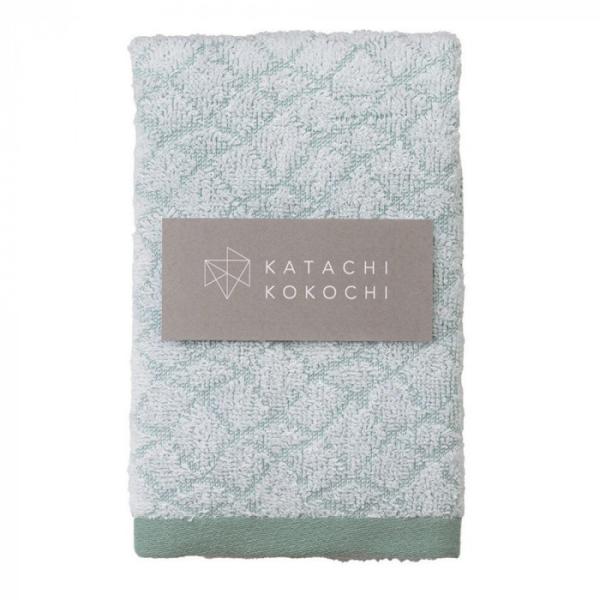 フェイスタオル 綿80% 吸水性 速乾 シンプル モダン グリーン