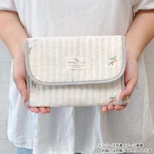 母子手帳ケース 恐竜刺繍 オフホワイト A5対...の詳細画像3