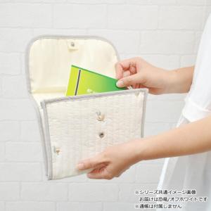 母子手帳ケース 恐竜刺繍 オフホワイト A5対...の詳細画像4