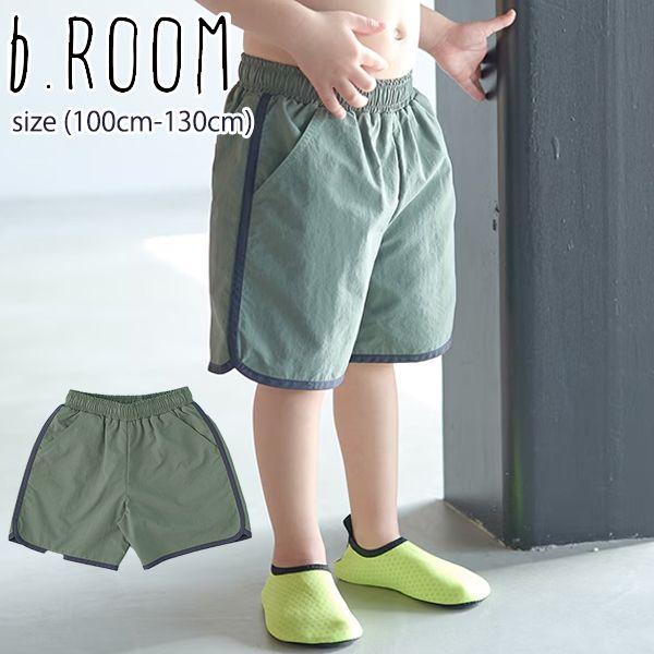 【セール40%OFF】 ビールーム パイピングサーフパンツ【アンダーパンツ付き】 (100cm-13...