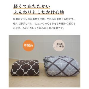 こたつ布団 長方形 190×240cm 省スペ...の詳細画像5