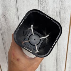 EG-105L 1鉢 スリット鉢 黒 角型 ロ...の詳細画像2