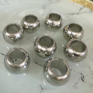 8個 17mm 大穴 9.5mmプラ ビーズの詳細画像3