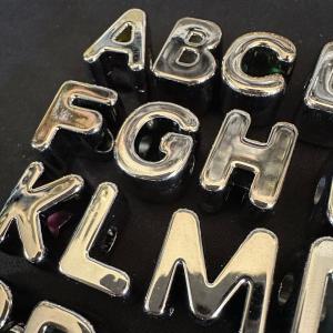 1個 アクリル 大穴 アルファベット ビーズ ...の詳細画像5