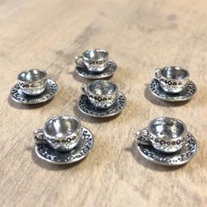 ティーカップ チャーム 6個セット