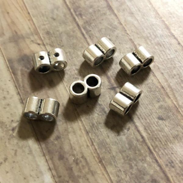 シルバー  シンプル セパレーター 3mm パーツ  6個セット