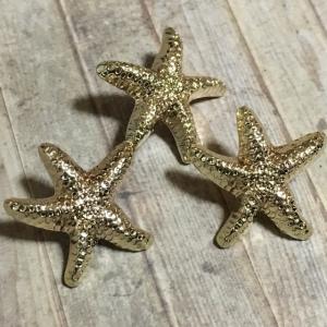 ヒトデ ボタン ゴールド 3個セット