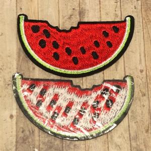 スイカ 半月 食べかけ ワッペン 1枚の詳細画像3