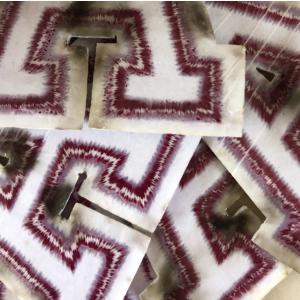 レッド アルファベット ワッペン 1枚の詳細画像4