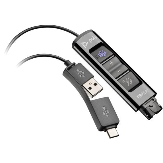 HP 786C8AA Poly DA85-M USB to QD Adapter