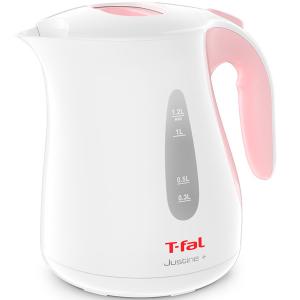 グループセブジャパン KO4907JP T-fal 電気ケトル ジャスティン プラス490 シュガーピンク 1.2L｜podpark