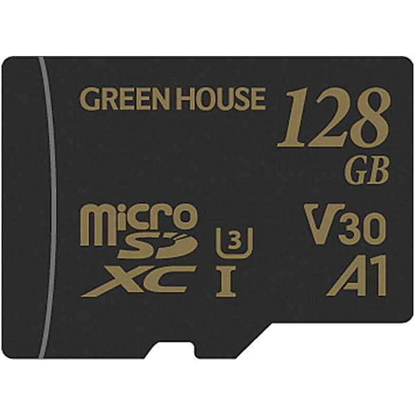 GREEN HOUSE GH-SDM-ZA128G microSDXCカード UHS-I U3 V3...