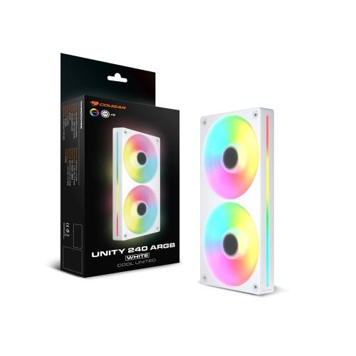 COUGAR CF-UN240FW-RGB Unity240-FW ARGB/ 一体成型タイプのシン...