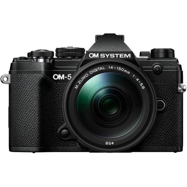 OLYMPUS OM-5 14-150mmLK BLK ミラーレス一眼カメラ OM SYSTEM O...