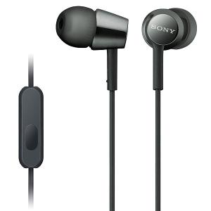 SONY(VAIO) MDR-EX155AP/B 密閉型インナーイヤーレシーバー ブラック｜podpark