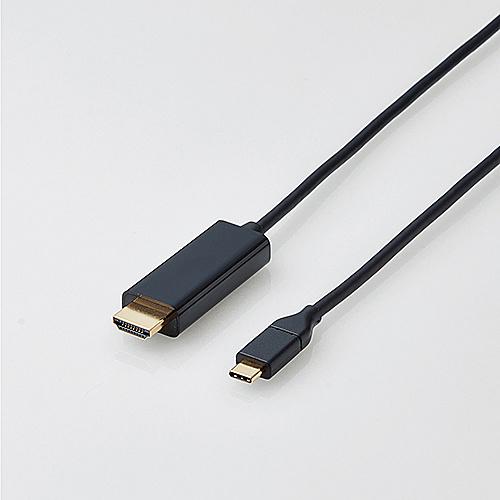 ELECOM CAC-CHDMI10BK 変換ケーブル/ USB Type-C - HDMI/ 1....