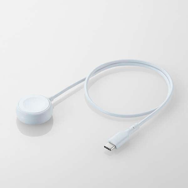 ELECOM MPA-AWCCQ05WH Apple Watch磁気充電ケーブル/ 高速充電対応/ ...