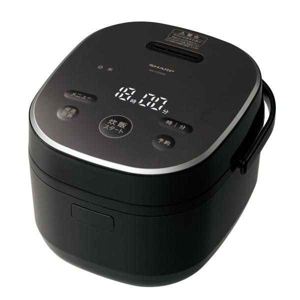 SHARP KS-CF05E-B ジャー炊飯器 0.53合炊き ブラック系