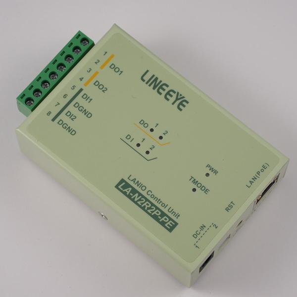 ラインアイ LA-N2R2P-PE LAN接続型デジタルIOユニット