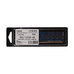 ヤダイ YD3/1333E-4G DDR3 PC3-10600 240pin 4GB ECC U-DIMM｜podpark