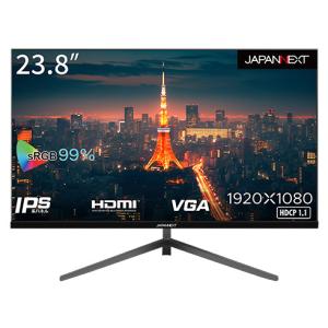 JAPANNEXT JN-IPS2380FHD-N 液晶ディスプレイ/ 23.8型/ 1920×1080/ HDMI×1、VGA×1/ ブラック/ スピーカー：無/ 1年保証｜podpark