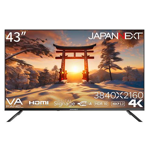 JAPANNEXT JN-V43UHDR-U 液晶ディスプレイ 43型/ 3840×2160/ HD...